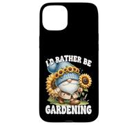 Sunflower Retirement GNOME For Mom ID Rather Be Gardening Carcasa para iPhone 15 Plus
