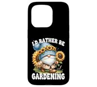 Sunflower Retirement GNOME For Mom ID Rather Be Gardening Carcasa para iPhone 15 Pro