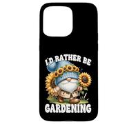 Sunflower Retirement GNOME For Mom ID Rather Be Gardening Carcasa para iPhone 15 Pro MAX