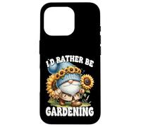 Sunflower Retirement GNOME For Mom ID Rather Be Gardening Carcasa para iPhone 16 Pro