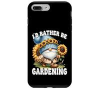 Sunflower Retirement GNOME For Mom ID Rather Be Gardening Carcasa para iPhone 7 Plus/8 Plus