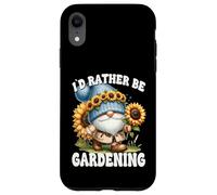 Sunflower Retirement GNOME For Mom ID Rather Be Gardening Carcasa para iPhone XR