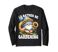 Sunflower Retirement GNOME For Mom ID Rather Be Gardening Manga Larga
