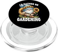 Sunflower Retirement GNOME For Mom ID Rather Be Gardening PopSockets PopGrip para MagSafe