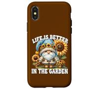 Sunflower Retirement Saying Dad Life Is Better In The Garden Carcasa para iPhone X/XS