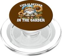 Sunflower Retirement Saying Dad Life Is Better In The Garden PopSockets PopGrip para MagSafe