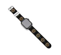 Sunflower Save The Bees - Correa de reloj compatible con Apple Watch, correas de silicona de repuesto, 38mm/40mm, Silicona, Sin piedra preciosa