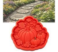 Sunflower Stepping Stone Mold, 11.8'' DIY Concrete Casting Mold for Garden Walkways, Flower Cement Paver Molds for Patio, Lawn & Outdoor Decor (1Pcs,Pumpkin)