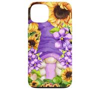 Sunflower Suicide Awareness GNOME with Purple Violet Flower Carcasa para iPhone 13