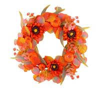 Sunflower Wreath, Thanksgiving Door Decor, Farmhouse Autumn Garland