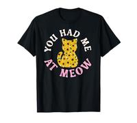Sunflowers Cat Lovers You Had me At Meow Camiseta