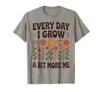 Sunflowers Everyday I Grow More Me Spiritual Bohemian Camiseta