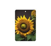 Sunflowers In The Weeds Printing - Ambientador para coche, 10 unidades, hojas colgantes perfumadas con cuerda para el hogar