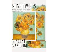 Sunflowers: Sunflowers by Van Gogh Notebook; Lined; 120 pages; 6"x9"