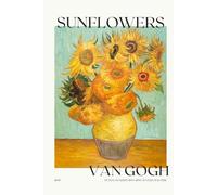 Sunflowers Van Gogh: Sunflowers by Van Gogh; 6"x9"; Lined Notebook