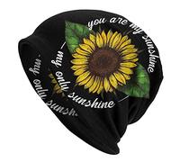 Sunflowers-You Are My Sunshine Gorro de Punto Unisex para Adultos con Cabeza de Cobertura