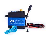SUNFOUNDER 20KG Servo Motor High Torque Servo, TD8120MG Metal Gear Digital Servo, Aluminium Case, Control Angle 270° for RC Robot Cars