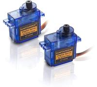 SunFounder 9g Metal Servo Gear RC Robot SF180M Digital Half Semi-Metal Micro Servo Motor Helicopter Airplane Boat Robot Control 2pack