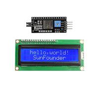 SUNFOUNDER IIC/I2C/TWI I2C LCD1602 Display Module Compatible con Arduino y Raspberry Pi
