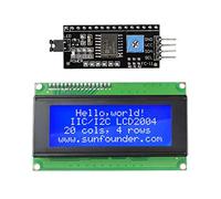 SunFounder IIC I2C TWI Interfaz Serial 2004/20x4 LCD Display Módulo Module Shield Compatible con Arduino R3 Mega