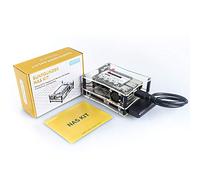 SUNFOUNDER NAS Kit for Raspberry pi 4B 3B+ 3B 3 2B, NAS Hat, Dual Fan, Micro SD Card Included