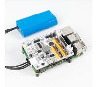 SunFounder Robot Hat - Tarjeta de expansión diseñada para Raspberry Pi 5/4/3B+/3B/Zero W Robot, IoT, sensores, motores, servidores, batería recargable incluida, 5V2A, altavoz, ADC, PWM, IIC, UART, SPI