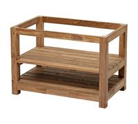 Sunfun Zoe Cocina exterior Armario bajo (Marrón, An x Pr x Al: 93 x 57,5 x 66 cm, Madera de teca)