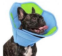 SUNFURA Cono de perro - Cono suave para que los perros dejen de lamer, alternativa al collar electrónico para mascotas después de la cirugía, collar de recuperación ajustable para mascotas para