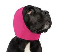 SUNFURA Sudadera con capucha calmante para perros, alivio de la ansiedad, orejas silenciosas para perros, protección contra el ruido, no se mueve, envoltura de cabeza de gato, hematoma para aseo