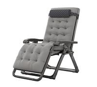 Sunger/silla de cubierta, silla plegable para el almuerzo, silla de descanso para almuerzo de oficina, silla reclinable de balcón de balcón, silla de salón de jardín de playa al aire libre, ajuste de