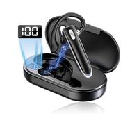 Sungive Auricular Bluetooth 5.3 Mono (Izq. o Der.)-Inalámbrico In-Ear con Cancelación de Ruido CVC,Micrófono HD,Ultraligero y Cómodo,Compatible con iOS/Android,hasta 20 h de Autonomía.(Negro)