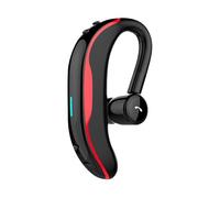 Sungive Auricular inalámbrico Bluetooth 5.4 Mono/Independiente (L/D),200h en Espera,ENC,HiFi,IPX4, rotación de 180°,Ultra Ligero de 12g,Compatible con iOS/Android/iPad.Diseño con Clip.(Rojo)