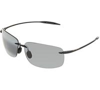 Maui Jim BREAKWALL Gafas, Gloss Black, 63/13/127 Unisex Adultos