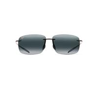 Maui Jim BREAKWALL Gafas, Gloss Black, 63/13/127 Unisex Adultos