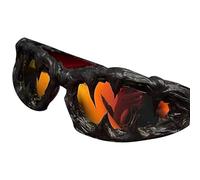 Sunglasses Genérico - Funny Spooky Eyewear for Adults & Teens | Novelty Costume AccessoriesParties & Conciertos | Resin Glasses for Men & Women | UV Blocking Party Shades | Spooky Eyewear, rojo, Se