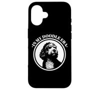 Sunglasses In My Doodle Era Logo Bernedoodle Dog Carcasa para iPhone 16