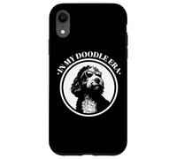 Sunglasses In My Doodle Era Logo Bernedoodle Dog Carcasa para iPhone XR