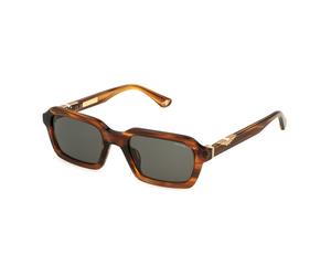 Sunglasses police - mat: cellulose acetate_c: striped brown+cognac d: