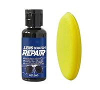 Sunglasses Scratch Repair - Deep Cleaning Liquid, 50g Bottle with Microfiber Cloth, Concentrated Solution, Protective Lens Restoration, for Home School Daily Travel Care Use