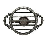 Sungmor Heavy Duty Hierro Fundido Tetera Calentador Soporte Estable para Tealight Stand | Estufa Decorativa Calentador de candelita para Villa Yard Balcón Redondo