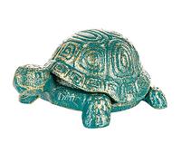 Sungmor Llave de Tortuga de Hierro Fundido, Adornos pequeños de Estatua de jardín, Soporte para Llaves de Repuesto para Exteriores, Caja de Llaves de Metal para aretes de Oreja, Clip de Papel