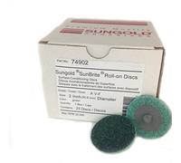 Sungold Abrasives 74902 - Disco de liberación rápida (5 cm, 25 unidades), color verde