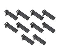 SUNGOOYUE 10 Clips para Cinturón de Radio, de Repuesto de Plástico Duro y Resistente para Walkie-Talkie con 20 Tornillos, para UV 5R UV 5RA 5RB 5RC 5RD 5R