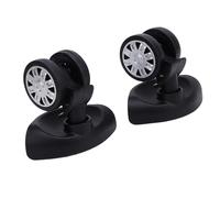 SUNGOOYUE 2 Ruedas de Maleta de Reemplazo, Ruedas de Equipaje Viaje Ruedas de Repuesto ABS Universal Desgaste Silencioso Resistente con 8 Tornillos para la Mayoría de los Tipos de