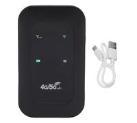 SUNGOOYUE 4G 5G WiFi Hotspot, Router LTE Portátil con Velocidad de 300 Mbps de 3200 MAh Batería para Viajes en El Hogar El Uso en Casa Es Compatible con 10 Dispositivos SIM Card Slot