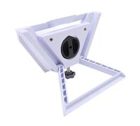 SUNGOOYUE ABS Light -ABS 2 en 1 Soporte para Conchas Satelitales para Retórica Satelital de 38.5 Mm para el Techo Exterior para el Automóvil