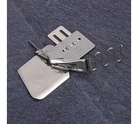 SUNGOOYUE Accesorios de Envoltura de Acero de Acero Inoxidable de la Costura de 4 Veces para la Ropa de Máquina de Coser Industrial, Adecuado para Dispositivos Controlados por Computadora, Adecuado