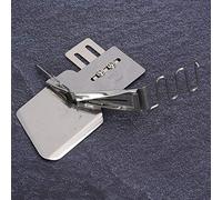 SUNGOOYUE Accesorios de Envoltura de Acero de Acero Inoxidable de la Costura de 4 Veces para la Ropa de Máquina de Coser Industrial, Adecuado para Dispositivos Controlados por Computadora, Adecuado