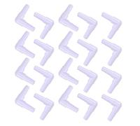 SUNGOOYUE Accesorios de Línea Aérea de Acuario Conector de Manguera en Forma de L de Plástico 20 Piezas para Tubo de Aire de 4 Mm Válvula de Control de Volumen de Aire Junta de Bomba de Oxígeno para