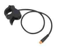 SUNGOOYUE Acelerador de Pulgar, Control de Velocidad de Bicicleta de Motocicleta de Aleación ABS con Conector M8, Conjunto de Mango de Acelerador de Cable, Acelerador de Dedo Ergonómico,